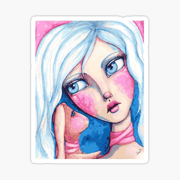 Bunny Whispers Sticker
