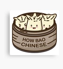How Bao Chinese? Canvas Print
