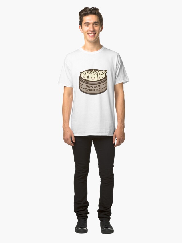 Alternate view of How Bao Chinese? Classic T-Shirt