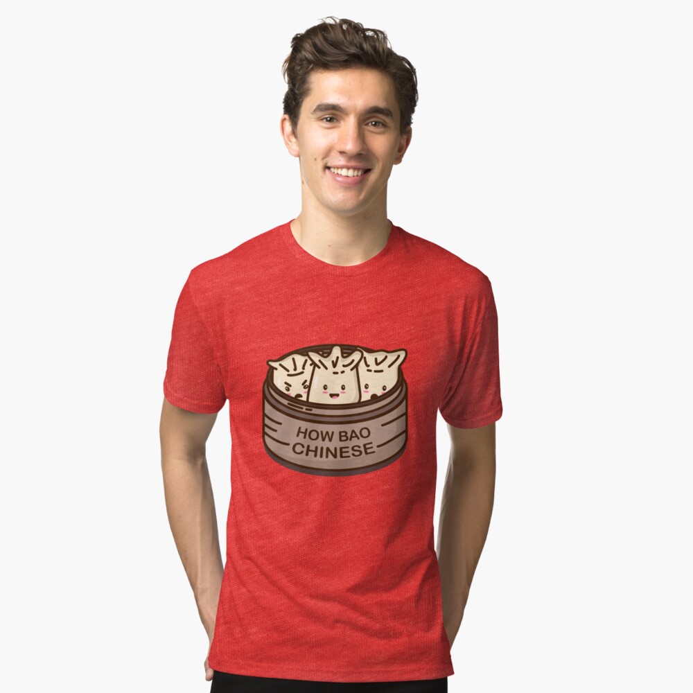 How Bao Chinese? Tri-blend T-Shirt