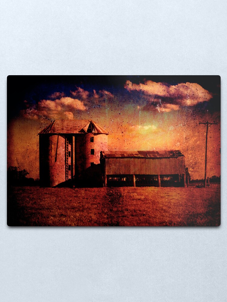 Alternate view of Shoalhaven Silos Metal Print