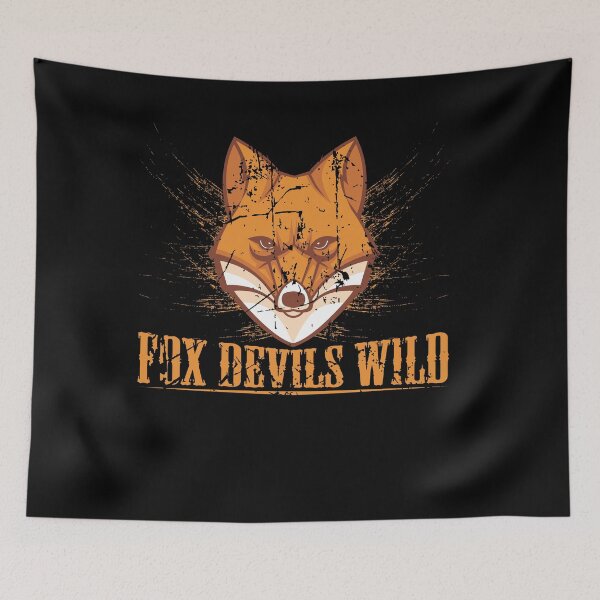 Item preview, Fox Devils Wild Distressed designed and sold by Papisanchez90.