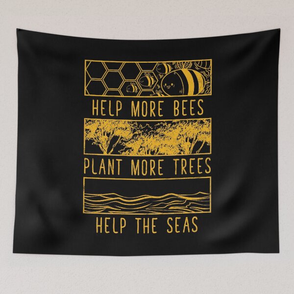 Item preview, Help More Bees Plant More Trees T-Shirt  designed and sold by alexngn.