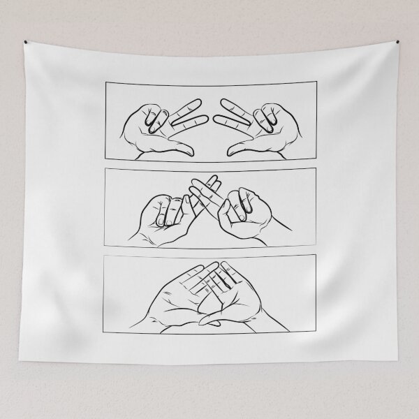 Item preview, Kpop Army Hand Symbol T-Shirt designed and sold by alexngn.