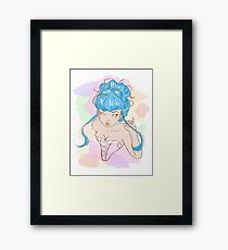 Corset girl Framed Print
