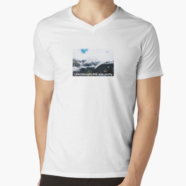 "Pretty" Swiss Alps V-Neck T-Shirt
