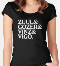 Zuul&Gozer&Vinz&Vigo Women's Fitted Scoop T-Shirt