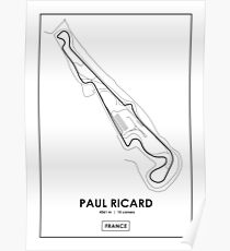 Paul Ricard - Streckenübersicht Frankreich Poster