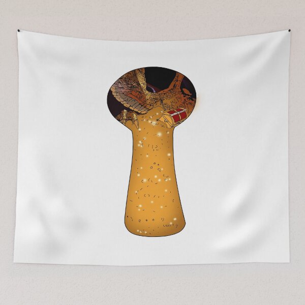 Item preview, Dragon protects his treasure behind your door gift keyhole designed and sold by elnino8.