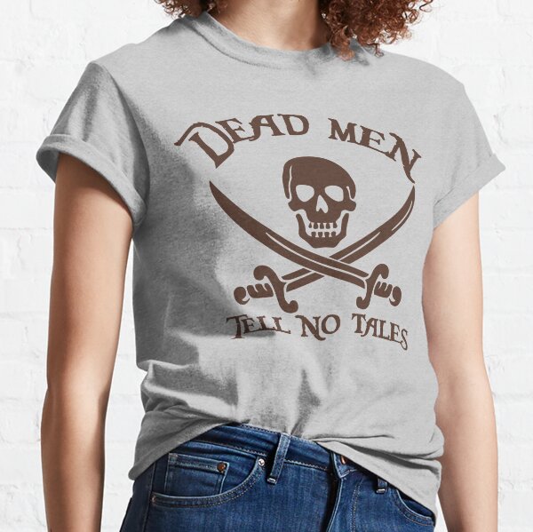 Vintage Dead Men Tell No Tales Disney Pirates Comfort Color T-Shirt