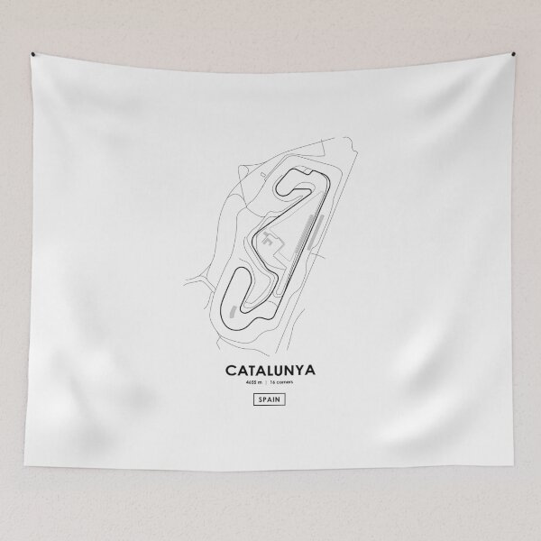 Item preview, Catalunya - Spain Track Map designed and sold by andreanastasio.