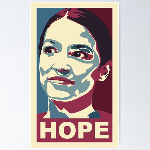 Item preview, AOC // Hope Campaign Poster designed and sold by FullProduct.dev.