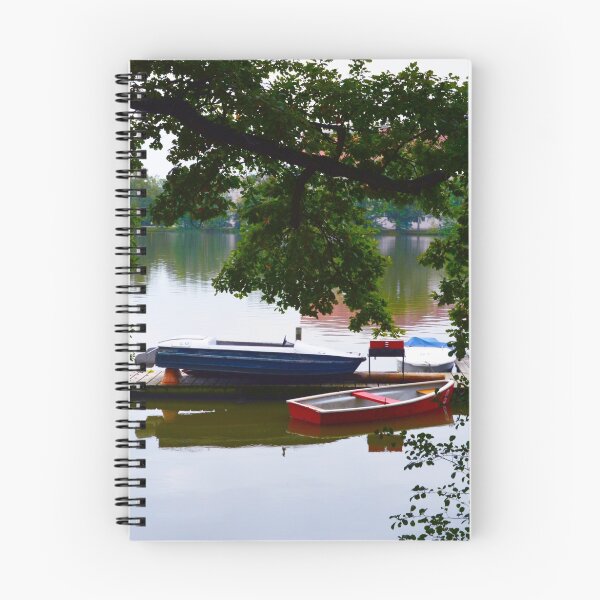 Item preview, Lake with Canoes designed and sold by cailinB.