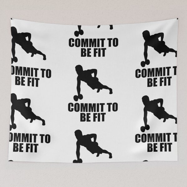 Item preview, COMMIT TO BE FIT! FITNESS DESIGN AS A GIFT IDE designed and sold by JamesandLuis.