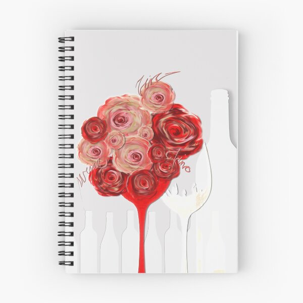 Item preview, Wine and flowers Red by mjvision Mia Niemi designed and sold by mjvisiondesign.