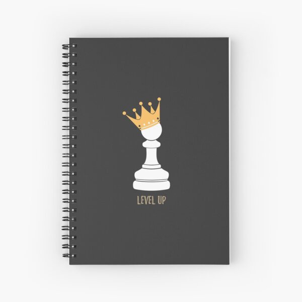 Chess: Pawn Level Up Spiral Notebook