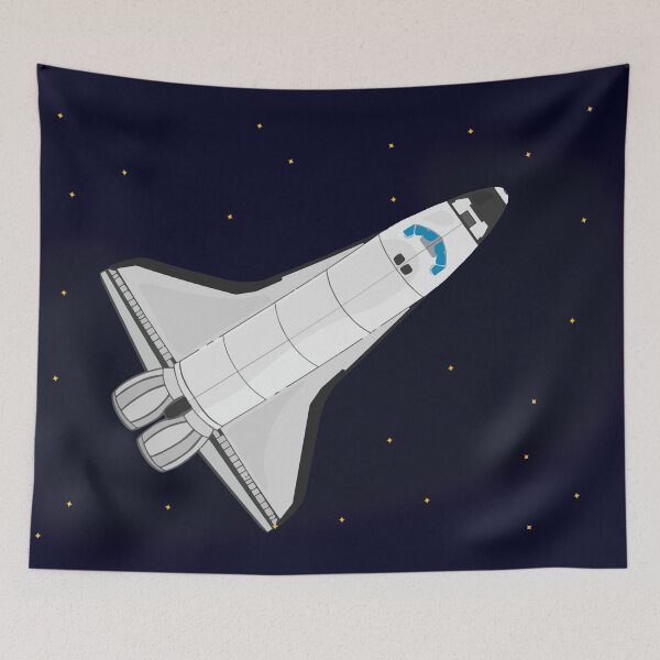 Item preview, Space shuttle in the galaxy designed and sold by Antoine Marineau Bélanger.