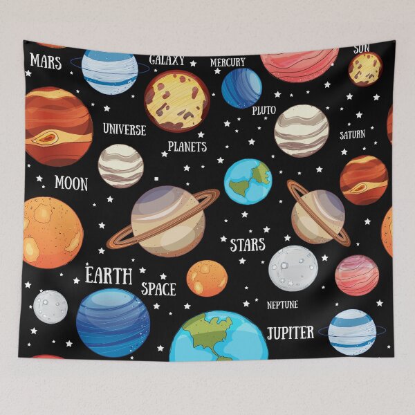 Item preview, Space, Universe, planets themed seamless pattern designed and sold by ErikaVectorika.