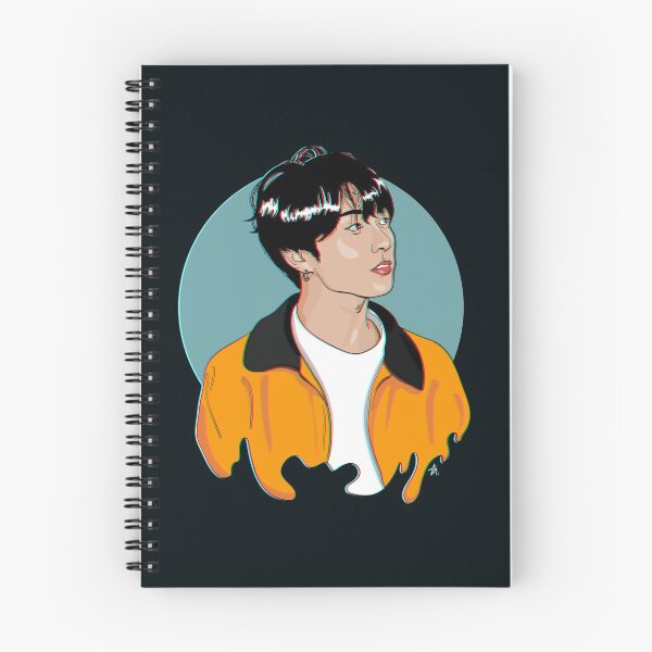 Item preview, Vector portrait of Jungkook version 2 (dark) designed and sold by drawpassionn.