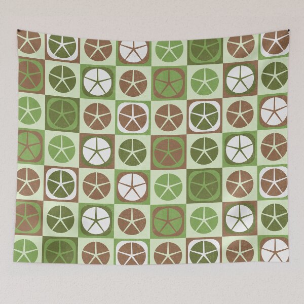 Aperçu de l'œuvre Seventies Green Lounge créée et vendue par BeyondGraphic.