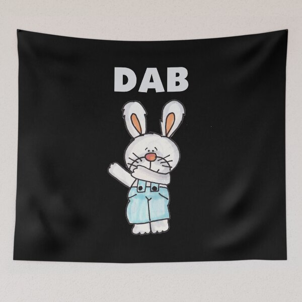 Item preview, Dab Bunny Dabbing Dancing Easter Design designed and sold by SpiritWestDesig.