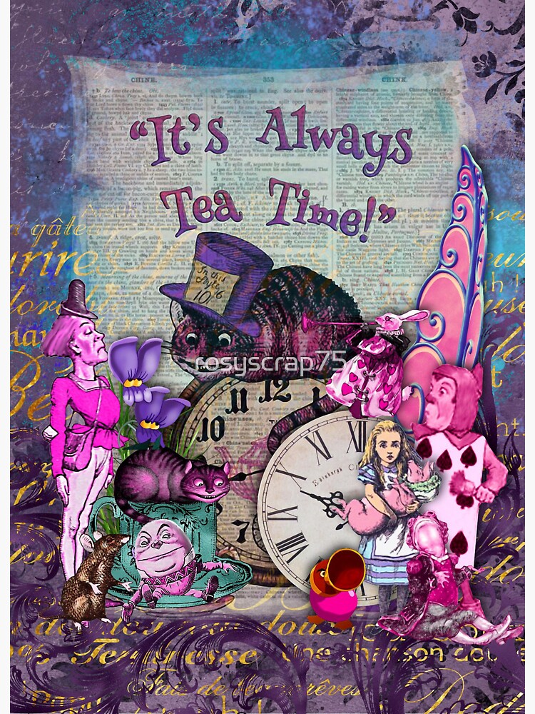 "Alice in Wonderland vintage" Sticker by rosyscrap75 Redbubble