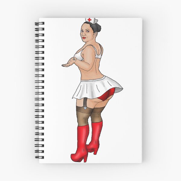 Item preview, Sexy nurse no. 3 variation designed and sold by PinUpsandPulp.