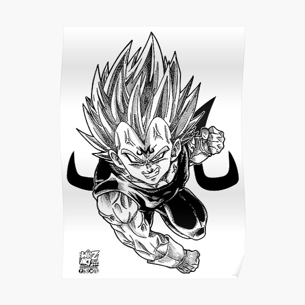 Majin Vegeta Poster
