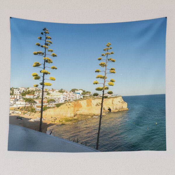 Item preview, Golden Agave Bloom Spikes - Charming Carvoeiro Algarve Portugal designed and sold by Georgia Mizuleva.