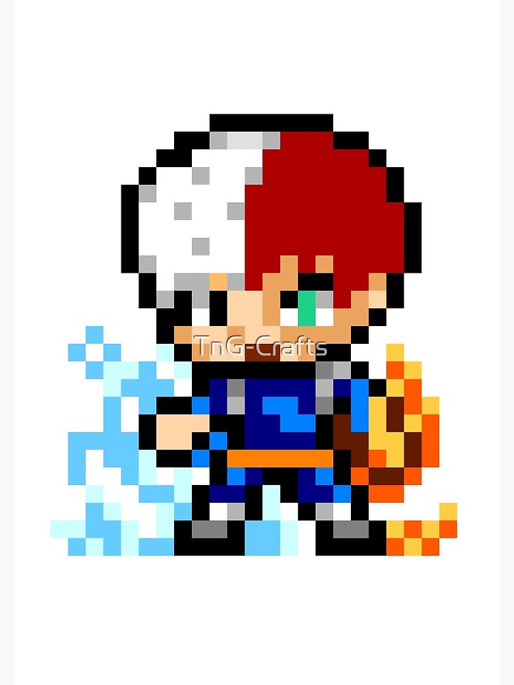 Shoto Todoroki Pixel Art