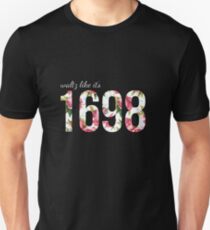 Waltz Like It's 1698 - Pink Floral Unisex T-Shirt