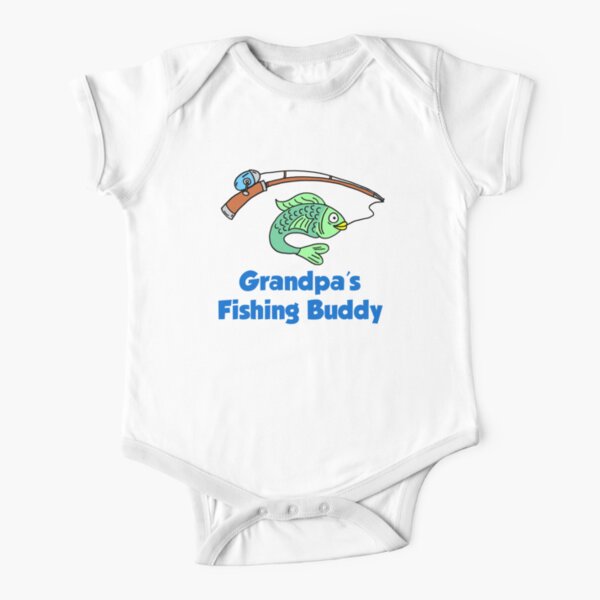 Grandpa Baby Clothes, Fishing Buddy Shirt, Fishing Baby Announcement,  Fishing Baby Shower, Father's Day Onesie, Baby Shower Gift