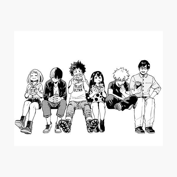 BW Squad Photographic Print