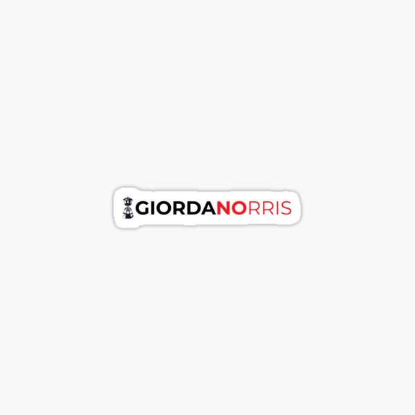 GIORDANORRIS Sticker