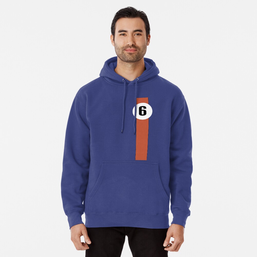 blue and orange hoodie