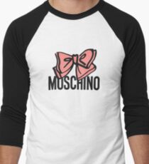 Pink Ribbon Moschino Baseball ¾ Sleeve T-Shirt