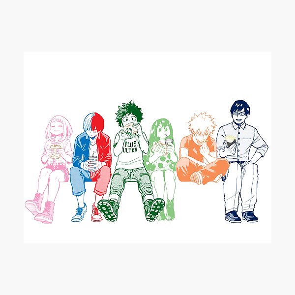 Colorful Squad Photographic Print