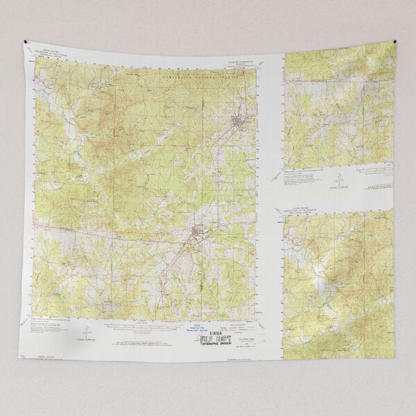 Item preview, USGS TOPO Map Mississippi MS Gloster 336912 1961 62500 designed and sold by WetdryvacRBO2.
