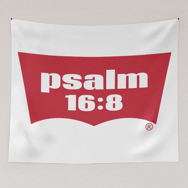 Item preview, Psalm 16:8 Bible Verse designed and sold by ProjectX23.