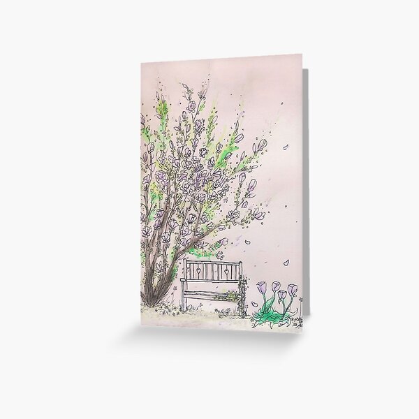 Magnolia Garden Greeting Card