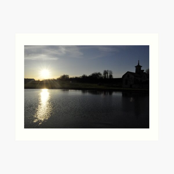 The Day is Ending.. Art Print