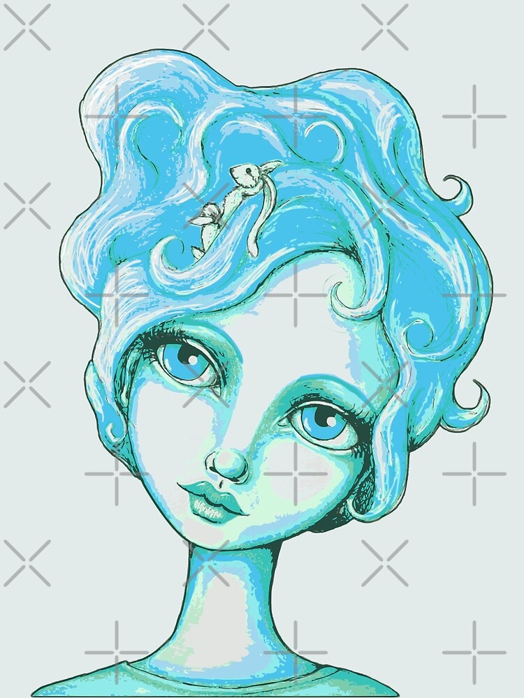 Bunny Bouffant (Cyan Version) by LittleMissTyne
