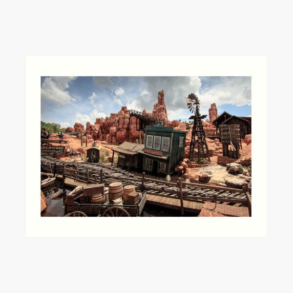 The Wild West Scene Art Print