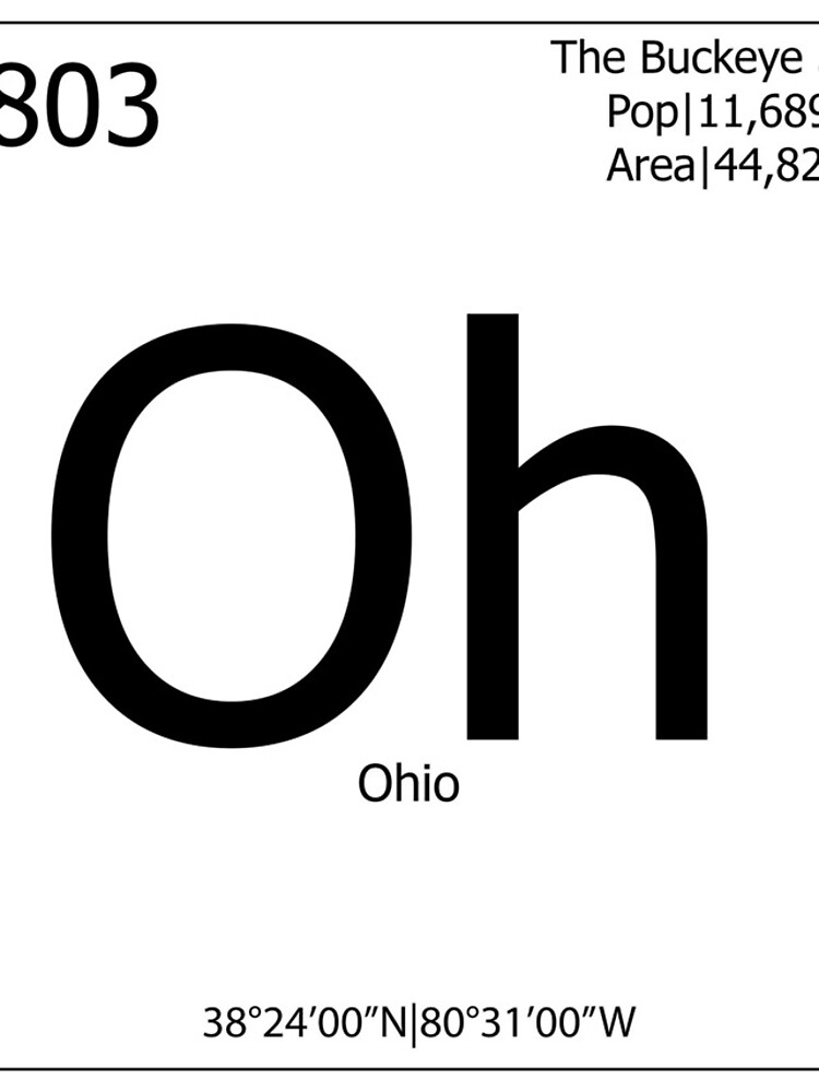 Thumbnail 5 of 5, iPhone Case, Ohio Periodic Table Sign designed and sold by afmo13.