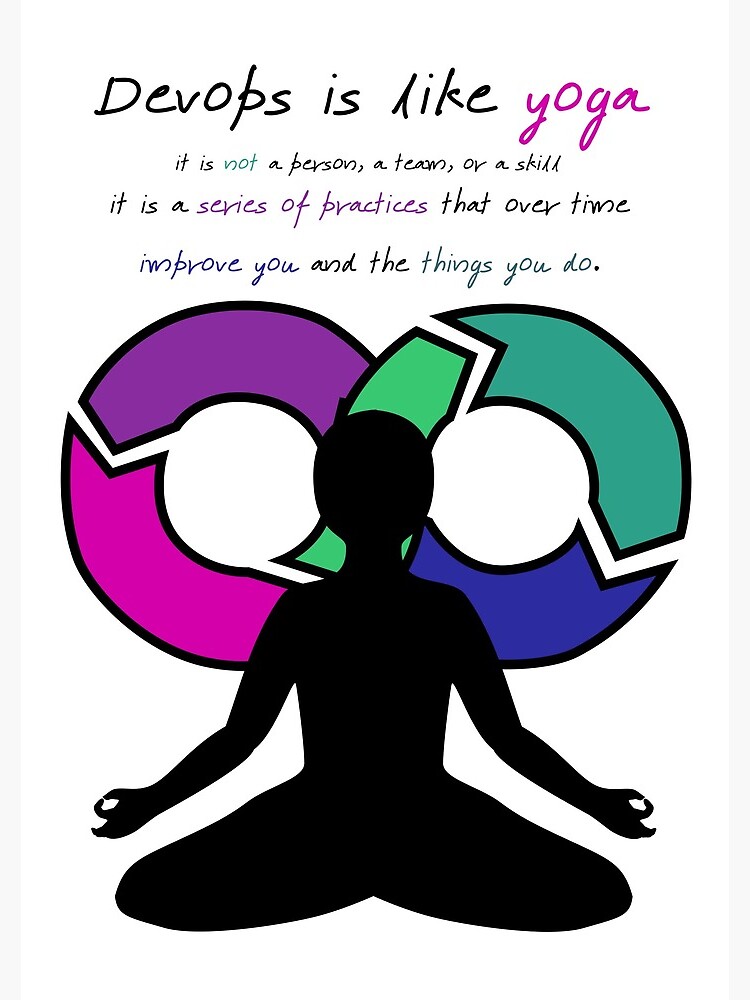 Thumbnail 3 of 3, Journal, DevOps is my Yoga designed and sold by TheMoxieFox.