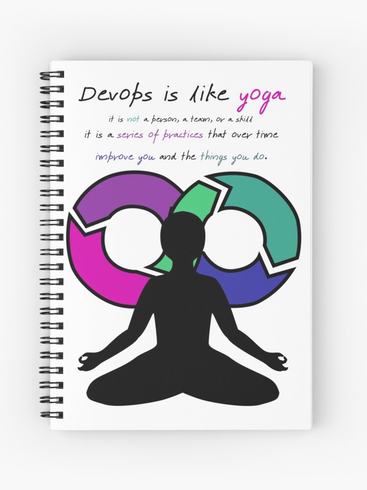 Thumbnail 1 of 3, Journal, DevOps is my Yoga designed and sold by TheMoxieFox.