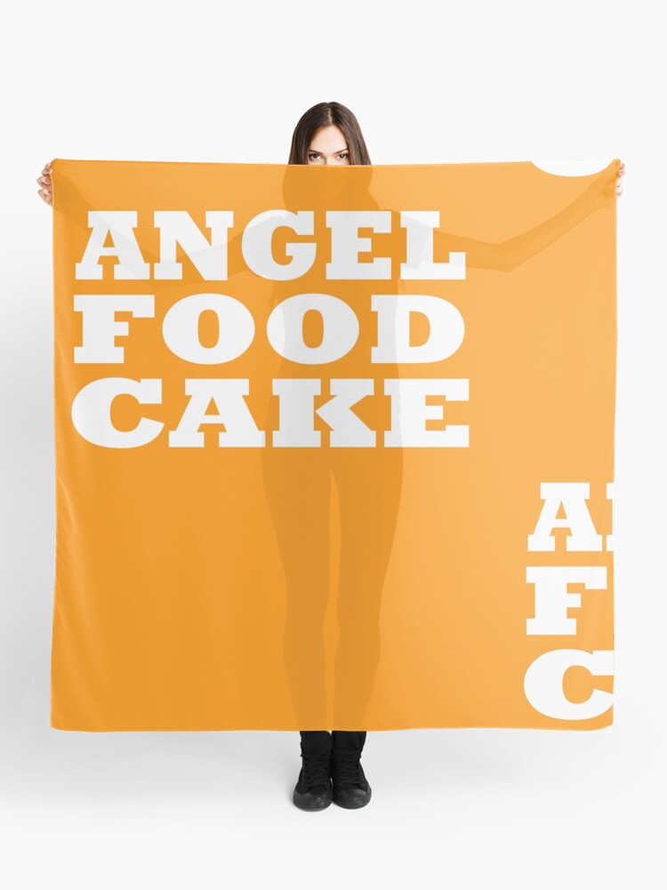 Angel Food Cake Simple Food Halloween Costume Party Cute Funny T Shirt Scarf By Arcadetoystore Redbubble