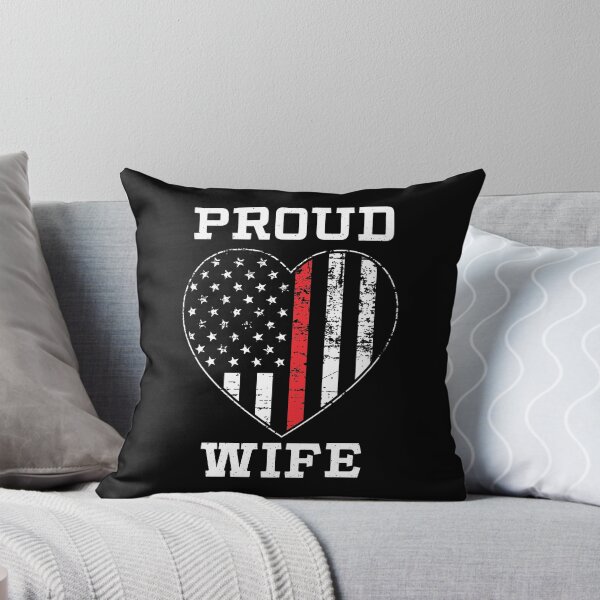 Item preview, Thin Red Line Proud Firefighter Wife designed and sold by teesaurus.