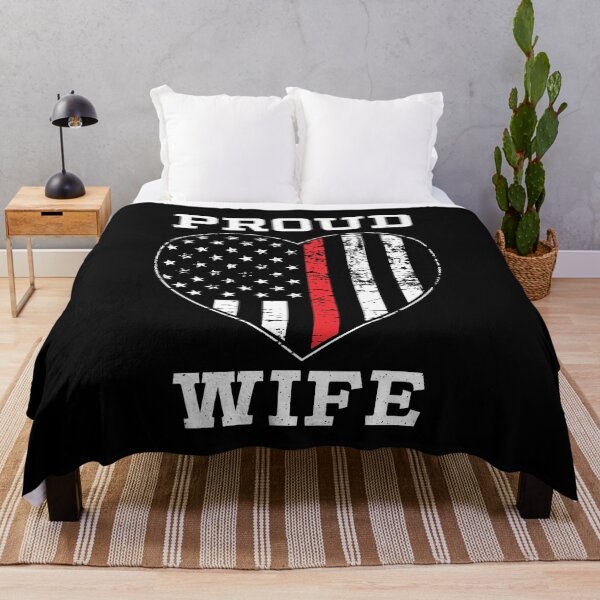 Item preview, Thin Red Line Proud Firefighter Wife designed and sold by teesaurus.