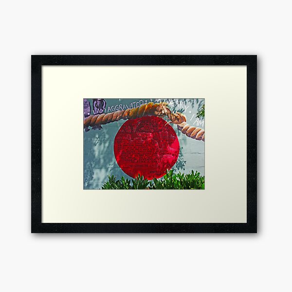 Street Art on Buildings 3 Framed Art Print